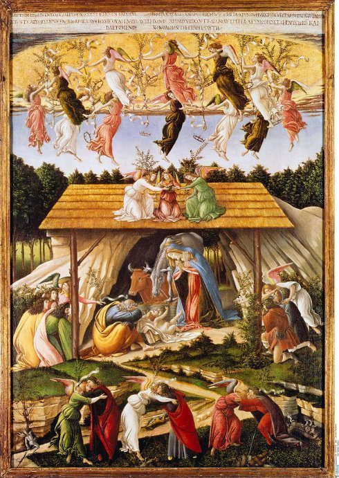 Sandro Botticelli, Mystische Geburt, 1501 (bpk Berlin / Foto: Jochen Remmer)