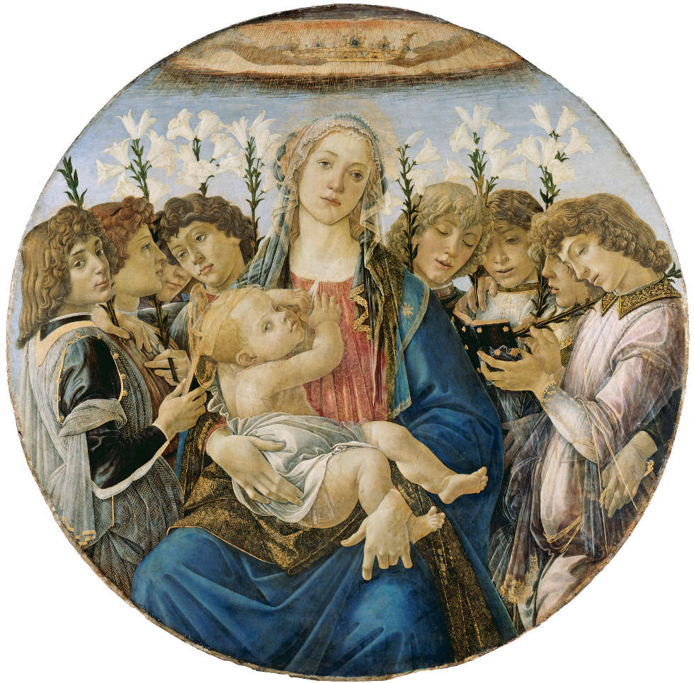 Sandro Botticelli, Tondo Raczynski, 1477 (Staatliche Museen zu Berlin, Gemäldegalerie / Jörg P. Anders)