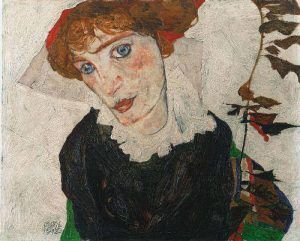 Egon Schiele, Wally, Detail, 1912 (Leopold Museum, Wien)