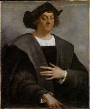 Sebastiano del Piombo, Porträt eines Mannes, vielleicht Christopher Columbus, 1519, Öl auf Leinwand, 106.7 x 88.3 cm (Metropolitan Museums, New York, Gift of J. Pierpont Morgan, 1900, 00.18.2)