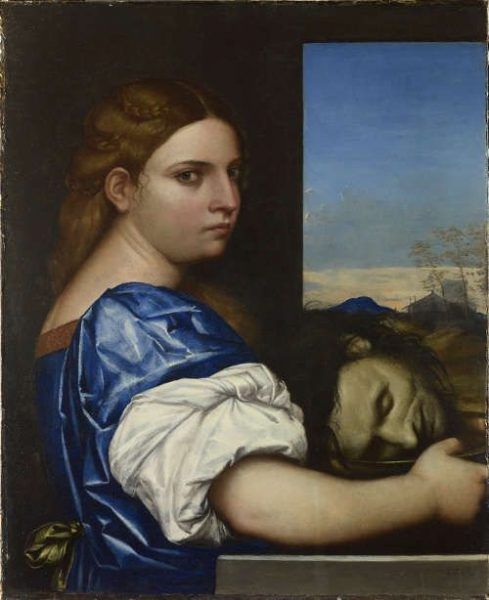 Sebastiano del Piombo, Judith (oder Salome), 1510, Öl auf Holz, 54.9 x 44.5 cm (© The National Gallery, London, NG2493)