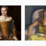 Sofonisba Anguissola, Bianca Ponzoni Anguissola, 1557 (Staatliche Museen zu Berlin, Gemäldegalerie /Jörg P. Anders) & Eugen Spiro, Die Gattin des Künstlers, 1929 (Staatliche Museen zu Berlin, Neue Nationalgalerie © VG Bild-Kunst, Bonn, 2021)