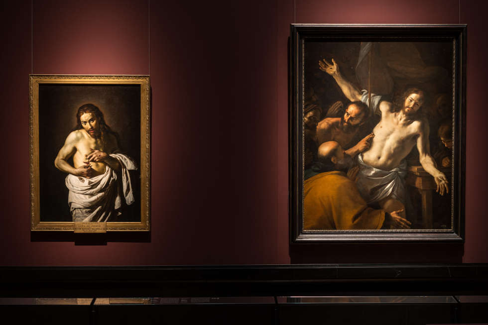Spadrino, Mattia Preti, Ausstellungsansicht KHM 2019: Caravaggio und Bernini (c) KHM, Wien