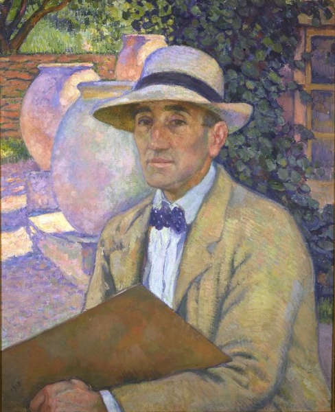 Théo van Rysselberghe, Selbstporträt in Panama, 1918 (Privatsammlung)