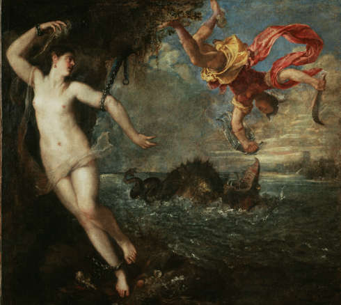 Tizian, Perseus und Andromeda, um 1554–1556, Öl auf Leinwand, 175 x 189.5 cm (The Wallace Collection, London © The Wallace Collection, London)