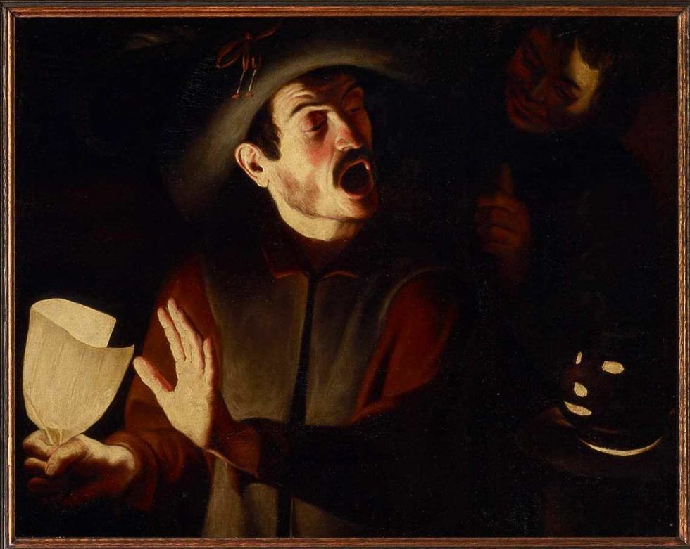 Trophîme Bigot, Schreiender Mann, um 1615/20, Öl auf Leinwand, 79 × 100 cm (Kunsthistorisches Museum, Gemäldegalerie, Inv.-Nr. 6435 © KHM-Museumsverband)