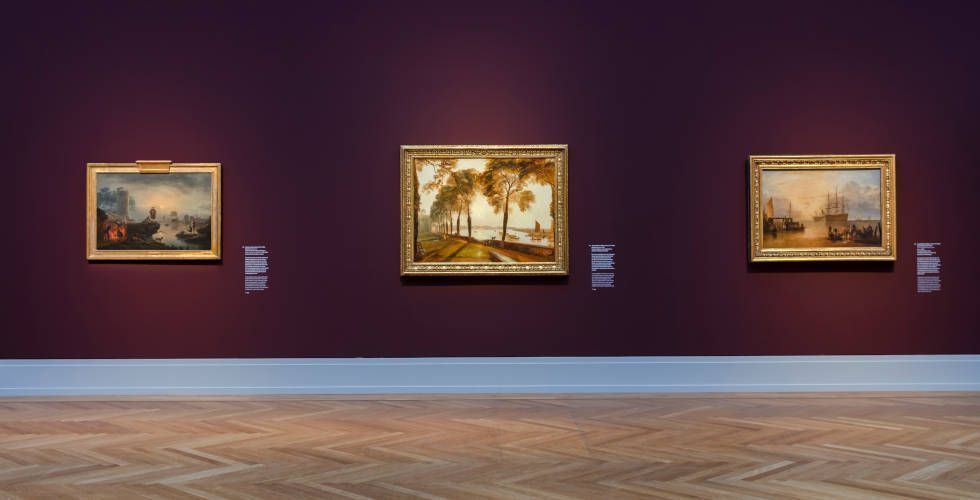 Turner, Installationsansicht Sonne, Museum Barberini 2023