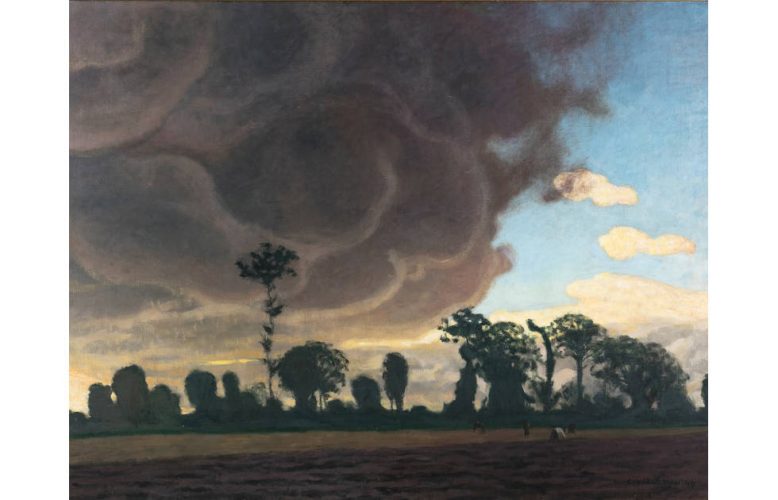 Félix Vallotton, Große Wolke bei Honfleur, 1909, Öl auf Leinwand, 89 x 116 cm (Kunstmuseum Bern, Leihgabe)