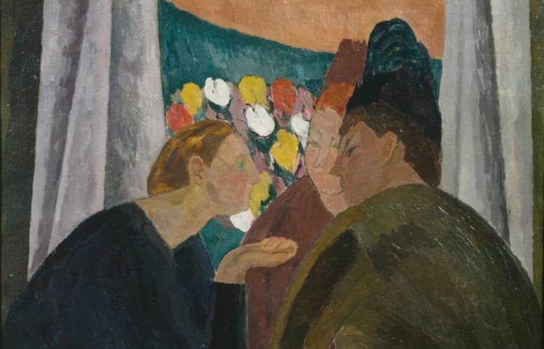 Vanessa Bell, A Conversation, Detail, 1913–1916 (The Courtauld Gallery, London, © Estate of Vanessa Bell. All rights reserved, DACS 2021)