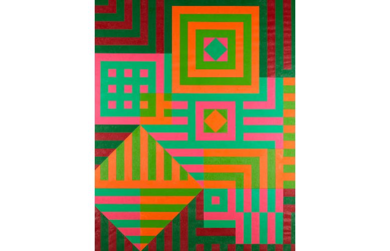 Victor Vasarely, Kiu-Siu, 1963 (ALBERTINA, Wien – The ESSL Collection © Bildrecht, Wien 2025)