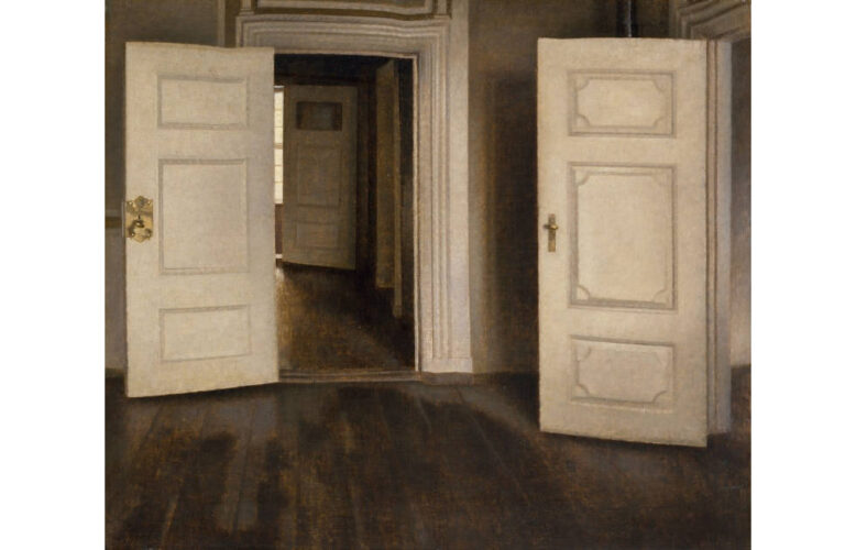Vilhelm Hammershøi, Offene Türen, 1905 (The David Collection, Kopenhagen, Foto: The David Collection)