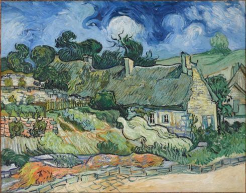 Vincent van Gogh, Chaumes de Cordeville in Auvers-sur-Oise, 1890, Öl-Lw, 73 x 92 cm (Geschenk der Kinder von Paul Gachet, 1954 © Musée d’Orsay, Dist. RMN-Grand Palais / Patrice Schmidt)