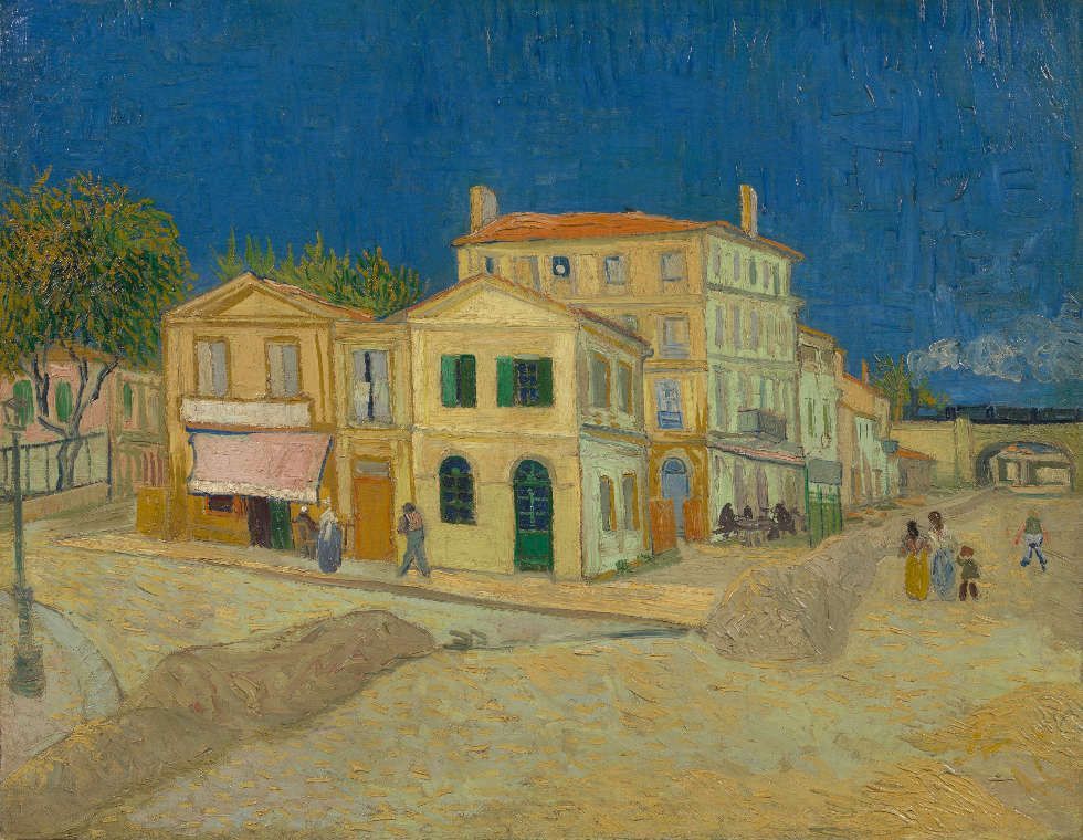 Vincent van Gogh, Das gelbe Haus (Die Straße). Arles, September 1888, Öl/Lw, 72 cm x 91.5 cm (Van Gogh Museum, Amsterdam (Vincent van Gogh Foundation)