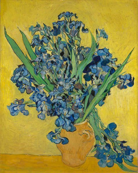 Vincent van Gogh, Irises, Saint-Rémy-de-Provence, Mai 1890, Öl/Lw, 92.7 cm x 73.9 cm (Van Gogh Museum, Amsterdam (Vincent van Gogh Foundation)
