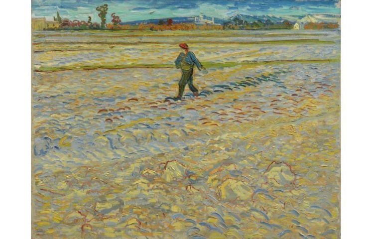 Vincent van Gogh, Der Sämann, 1888 (Hahnloser/Jaeggli Stiftung, Winterthur, Schenkung Elisabeth Lasserre-Jäggli, 1983)