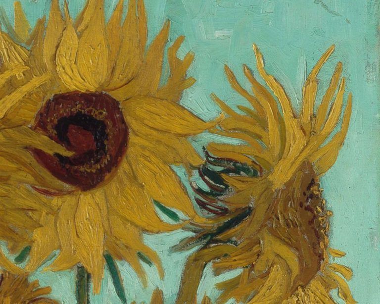 Van Goghs Sonnenblumen: Analyse der Kompositionen in Gelb und Blau