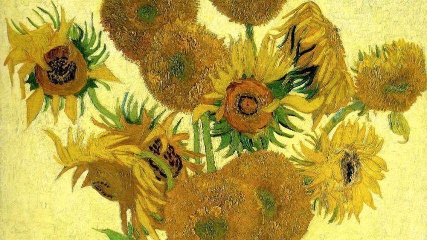 Vincent van Gogh, Sonnenblumen, Detail, 1888, Öl/Lw, 100.5 x 76.5cm (Seiji Togo Memorial Sompo Japan Nipponkoa Museum of Art, Tokyo)