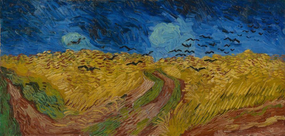 Vincent van Gogh, Weizenfeld mit Krähen, Auvers-sur-Oise 10. Juni 1890 (Amsterdam)