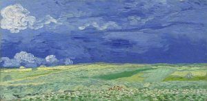 Vincent van Gogh, Weizenfeld unter Gewitterwolken, 1890, Öl auf Leinwand, 50.9 × 101.3 cm (Van Gogh Museum, Amsterdam, Vincent van Gogh Foundation)