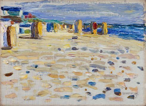 Wassily Kandinsky, Holland – Strandkörbe, Mai-Juni 1904, Städtische Galerie im Lenbachhaus und Kunstbau München