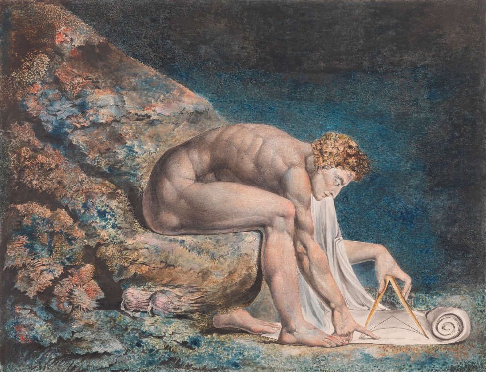William Blake, Newton, 1795–um 1805 (Tate)