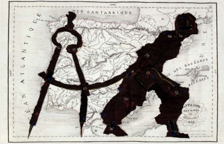 William Kentridge, Espagne Ancienne (Porter with Dividers), 2005, Tapestry © William Kentridge