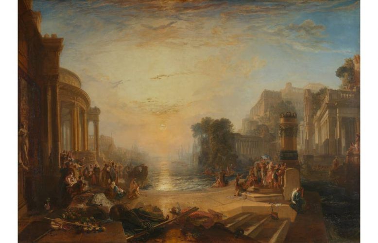 William Turner, Der Untergang Karthagos, ausgestellt 1817 (Foto courtesy Tate)