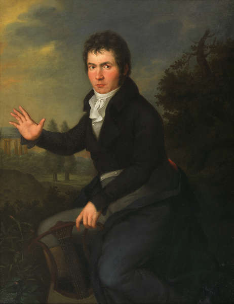 Willibrord Joseph Mähler, Porträt Ludwig van Beethoven, um 1804/05, Öl auf Leinwand (Wien Museum © Wien Museum)