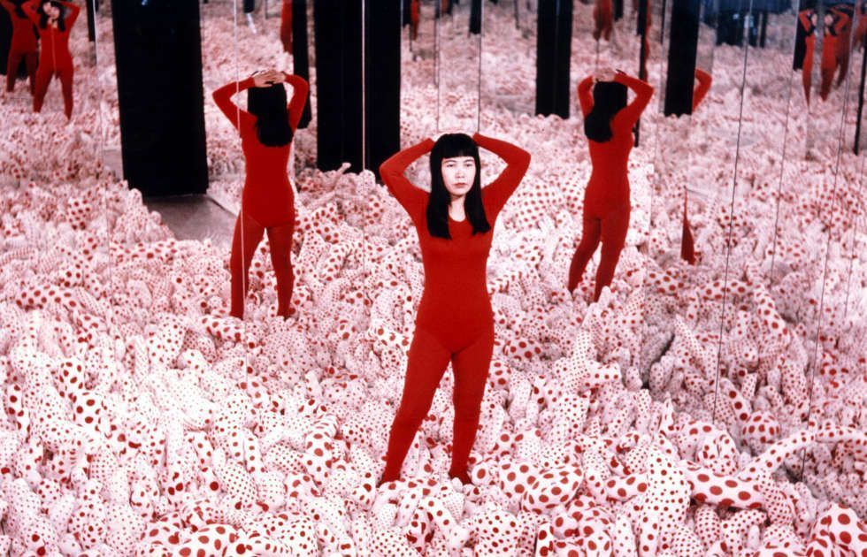 Yayoi Kusama, Infinity Mirror Room – Phalli’s Field (Detail), 1965, Installation, verschiedene Medien © YAYOI KUSAMA, Courtesy: Ota Fine Arts, Victoria Miro & David Zwirner