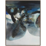 Zao Wou-Ki, 01.10.73, Öl auf Leinwand, 260 x 200 cm (Musée d'Art Moderne de Paris, Schenkung von Francoise Marquet, 2022)