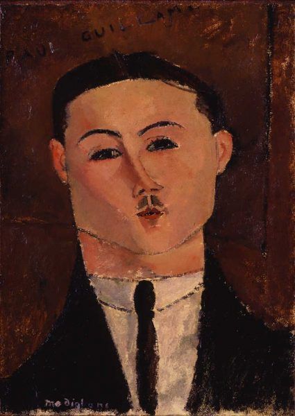 Amedeo Modigliani, Paul Guillaume, 1916, Öl auf Karton auf Holz aufgezogen, 53 x 37 cm (The Nahmad Collection)