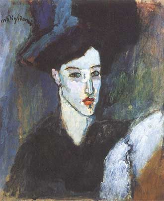 Amedeo Modigliani, Die Jüdin, um 1908 (Privatsammlung)