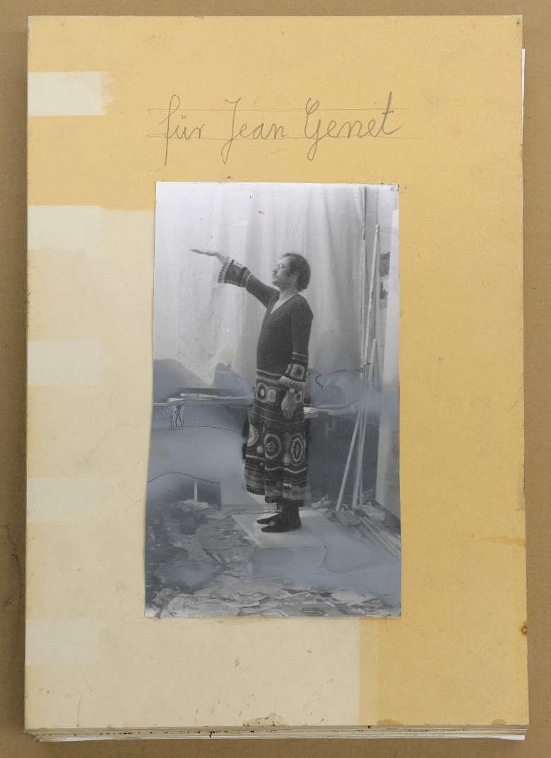 Anselm Kiefer, Für Jean Genet, Titelblatt, 1969, Fotograf: Charles Duprat, Paris © Anselm Kiefer.