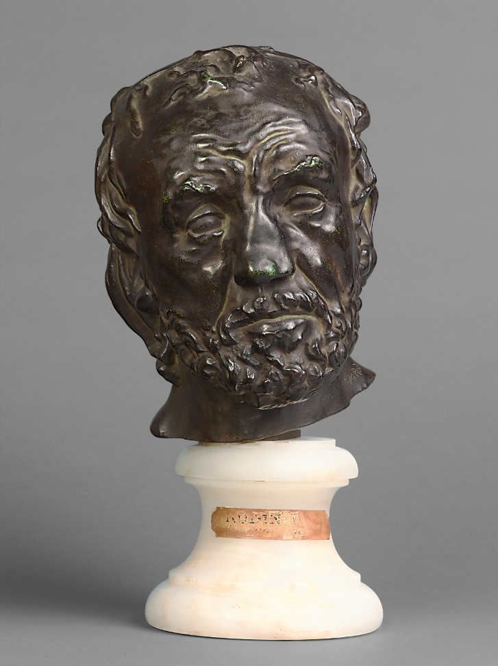 Auguste Rodin, Mann mit gebrochener Nase, 1862–1864, Typ II (Musée d`Orsay, Paris)