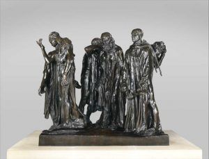 Auguste Rodin, Die Bürger von Calais, modelliert 1884–1895, gegossen 1985, 209.6 x 238.8 x 241.3 cm (Metropolitan Museum of Art, New York)