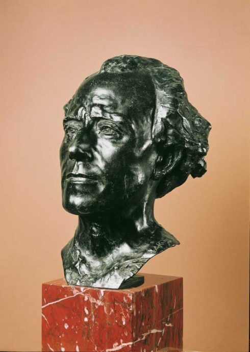 Auguste Rodin, Gustav Mahler, 1909, Bronze (Belvedere, Wien)
