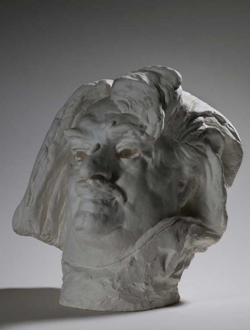 Auguste Rodin, Balzac, monumentaler Kopf, 1898, Gips (Musée Rodin, Paris)