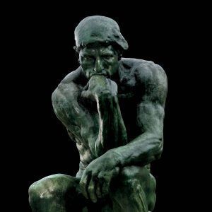 Auguste Rodin, Der Denker, Detail, 1881 (Musée Rodin, Paris)