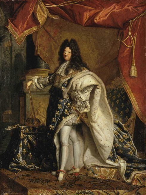 Hyacinthe Rigaud, Ludwig XIV. um 1701–1712, Öl auf Leinwand 131 x 97,3 cm (Châteaux de Versailles et de Trianon, Versailles © bpk | RMN - Grand Palais | Gérard Blot)