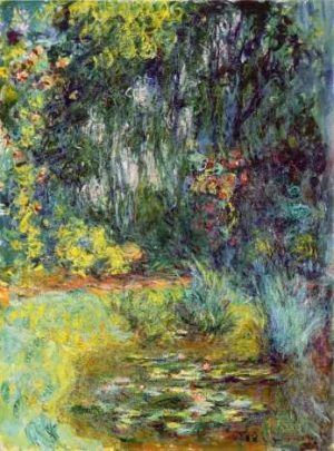 Claude Monet, Coin du Bassin aux nympheas [Teich mit Seerosen], 1918/19 (Genf)