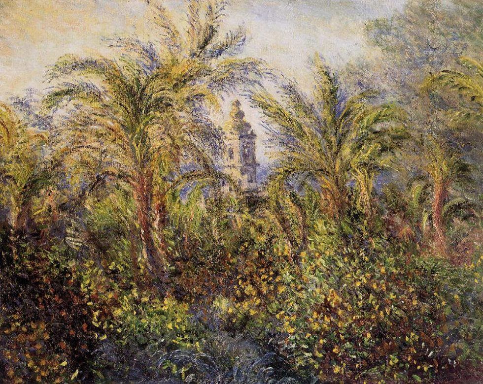 Claude Monet, Garten in Bordighera, Morgen Effekt, 1884 (Eremitage, St. Petersburg)