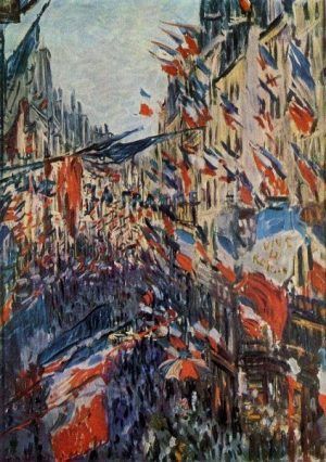 Claude Monet, Die Rue Saint-Denis am 30. Juni 1878 (Musée des Beaux-Arts de Rouen)