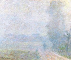 Claude Monet, Weg im Nebel, 1879, Öl auf Leinwand, 60 x 73 cm (Privatsammlung)