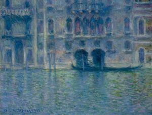 Claude Monet, Palazzo da Mula, Venedig, 1908, Öl auf Leinwand (The National Gallery of Art, Washington, Chester Dale Collection)