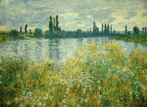 Claude Monet, Ufer der Seine, Vétheuil, 1880 (The National Gallery of Art, Chester Dale Collection, Washington)