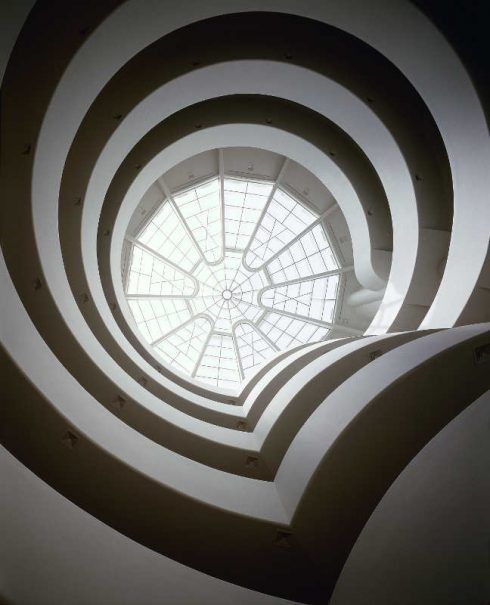 Solomon R. Guggenheim Museum, New York, Blick nach oben, Foto: David M. Heald, © SRGF, New York.