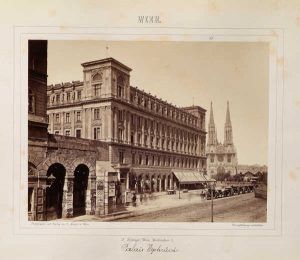 Palais Ephrussi, um 1870.