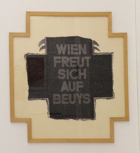 Franz Graf, Wien freut sich auf Beuys, 1979, Foto: Alexandra Matzner.