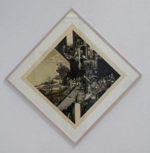 Roman Scheidl, Hauseinsturz, 1976, Foto: Alexandra Matzner.