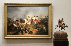 Erzherzog Carl von Lampi und Fernkorn, Installationsansicht Albertina, Wien "Die Gründung der Albertina zwischen Dürer und Napoleon", Foto: Alexandra Matzner.